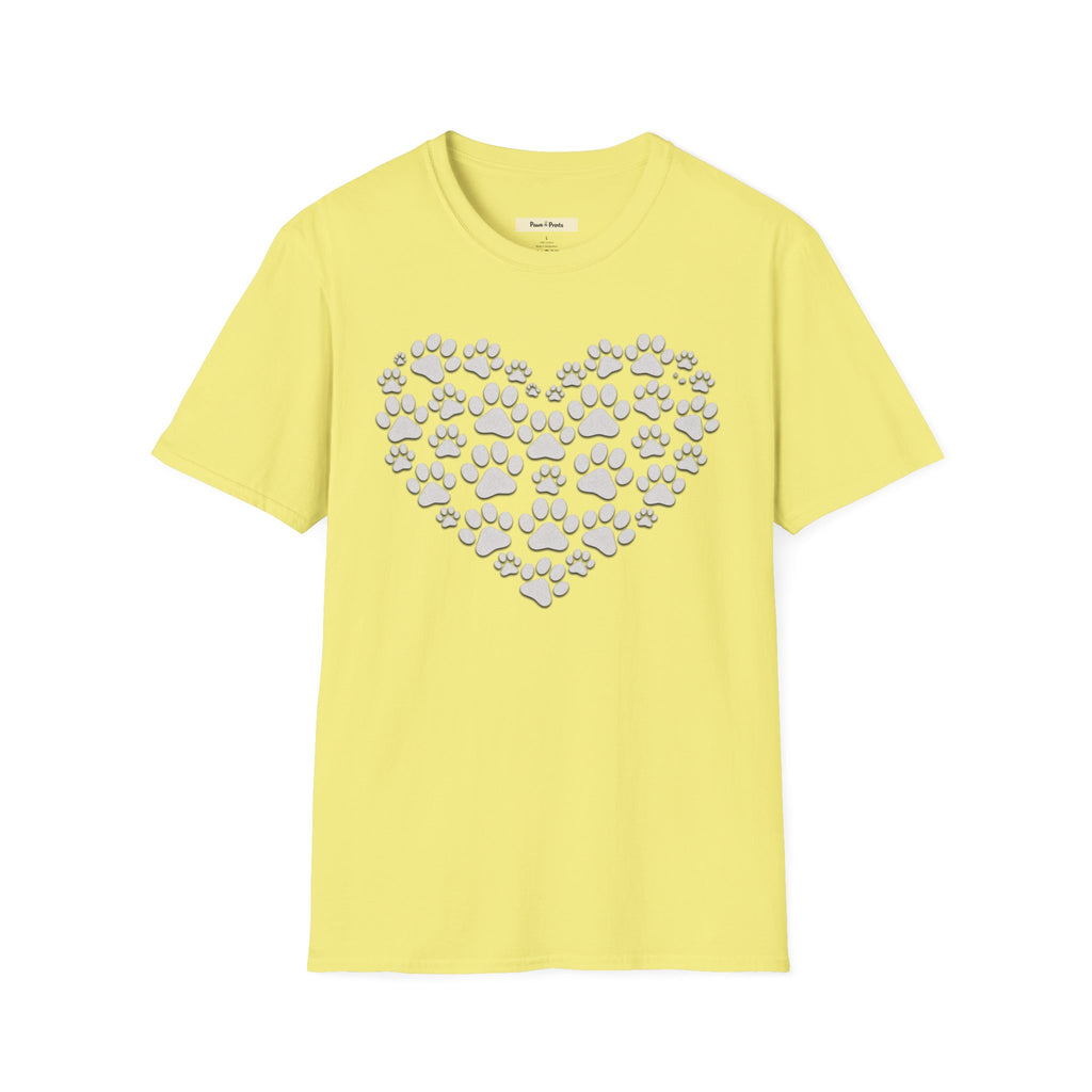 Cat Paw Heart T-Shirt