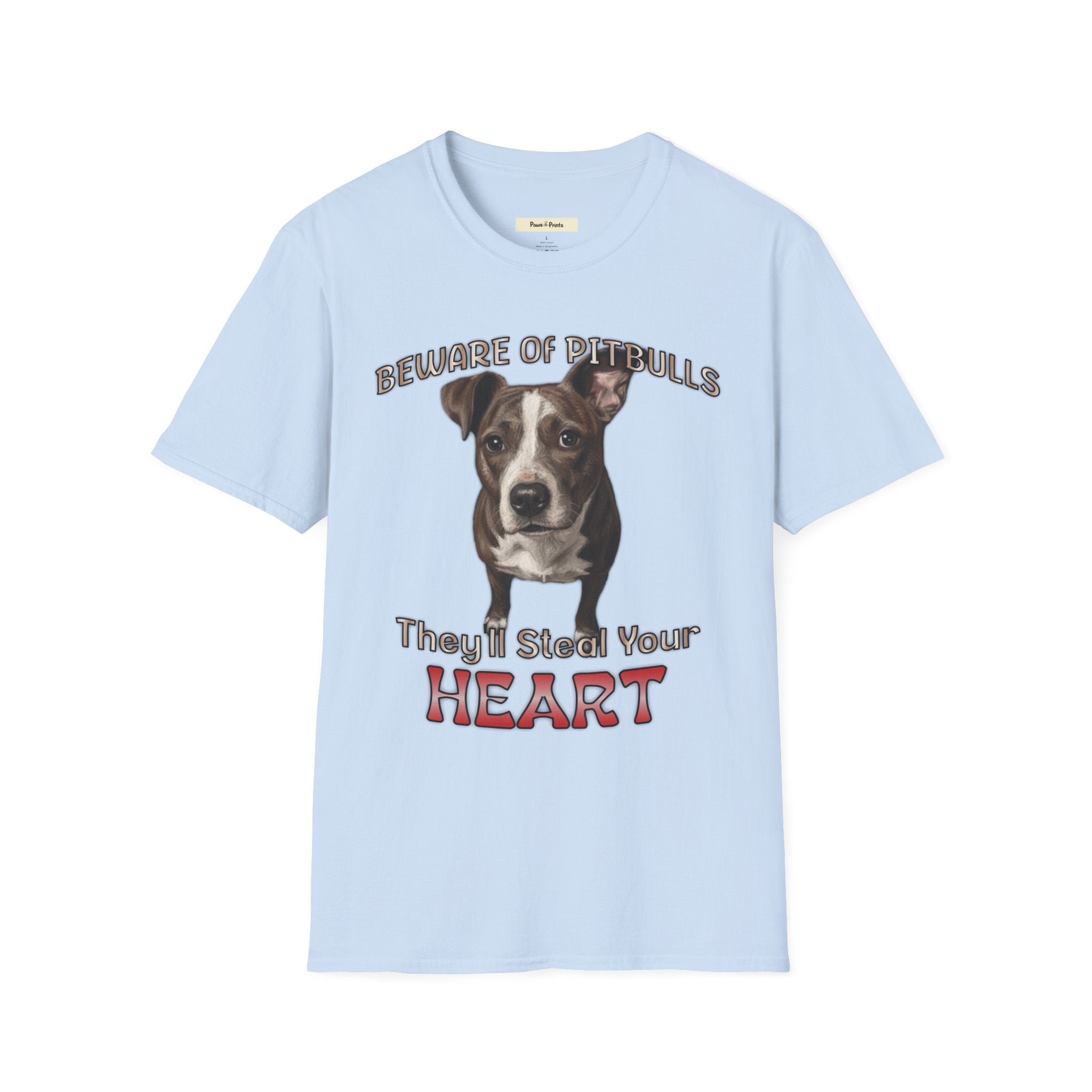 Beware of Pitbulls Dog T-Shirt