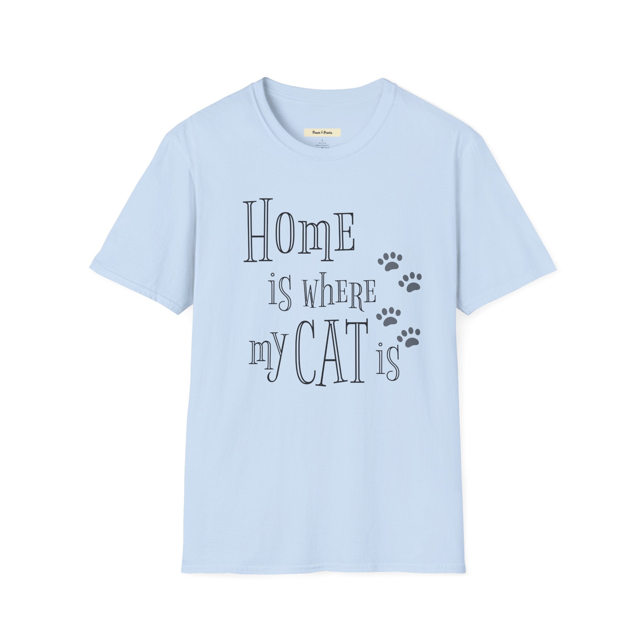 Home is Where My Cat is T-Shirt