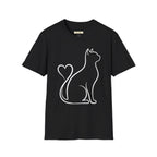 Cat Heart Tail T-Shirt