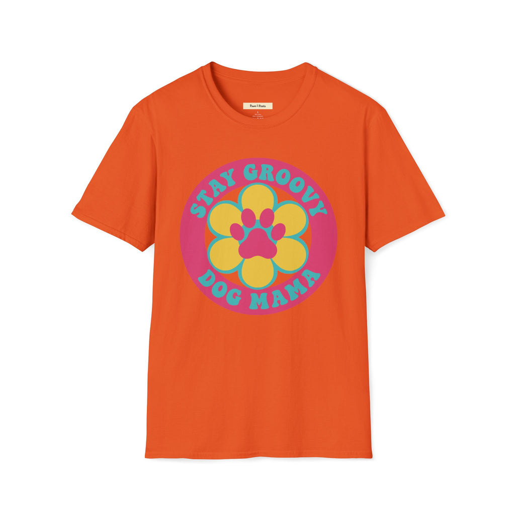 Stay Groovy Dog Mama T-Shirt
