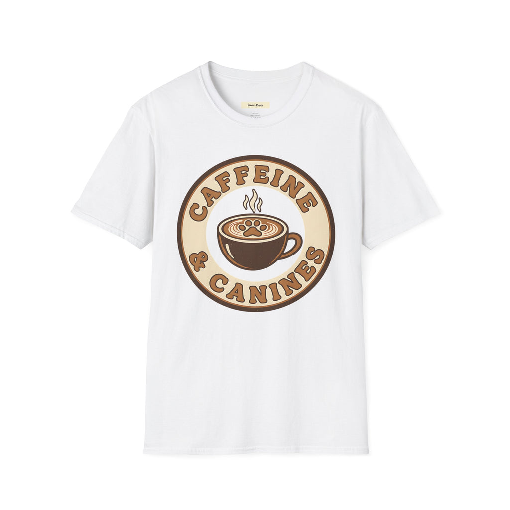 Caffeine & Canines Dog T-Shirt