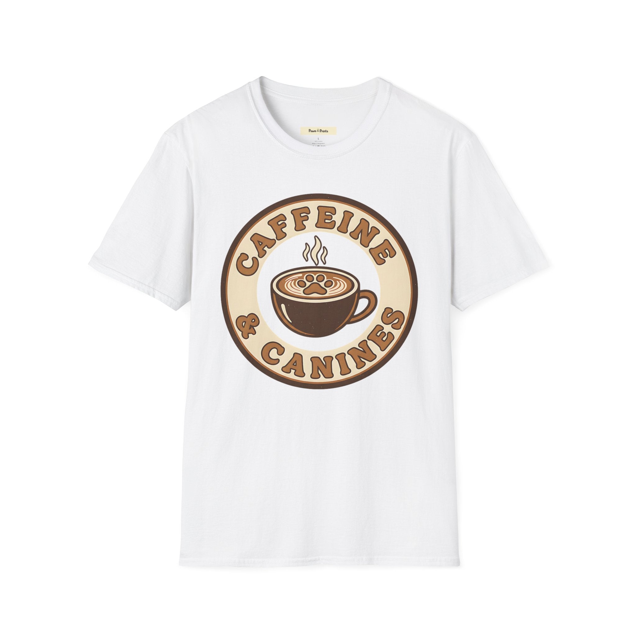 Caffeine & Canines Dog T-Shirt