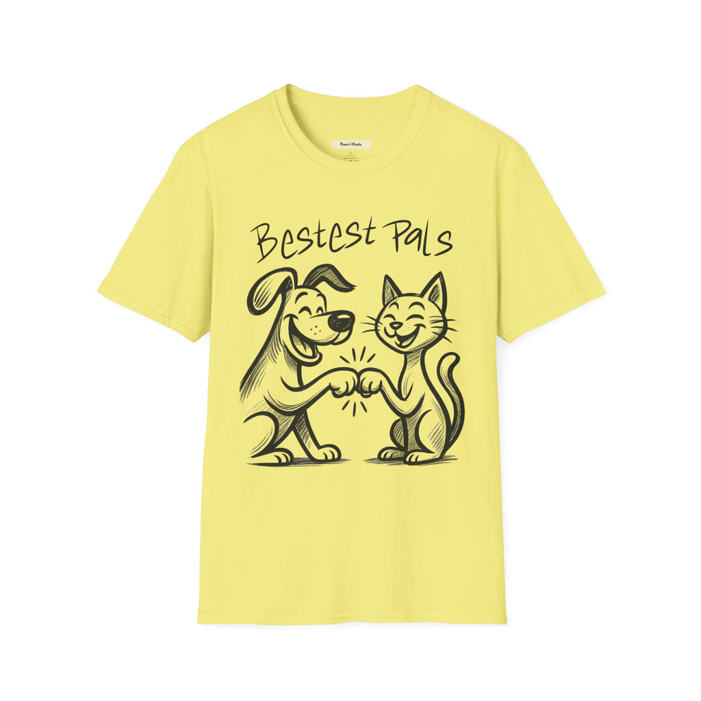 Bestest Pals- Dog and Cat T-Shirt