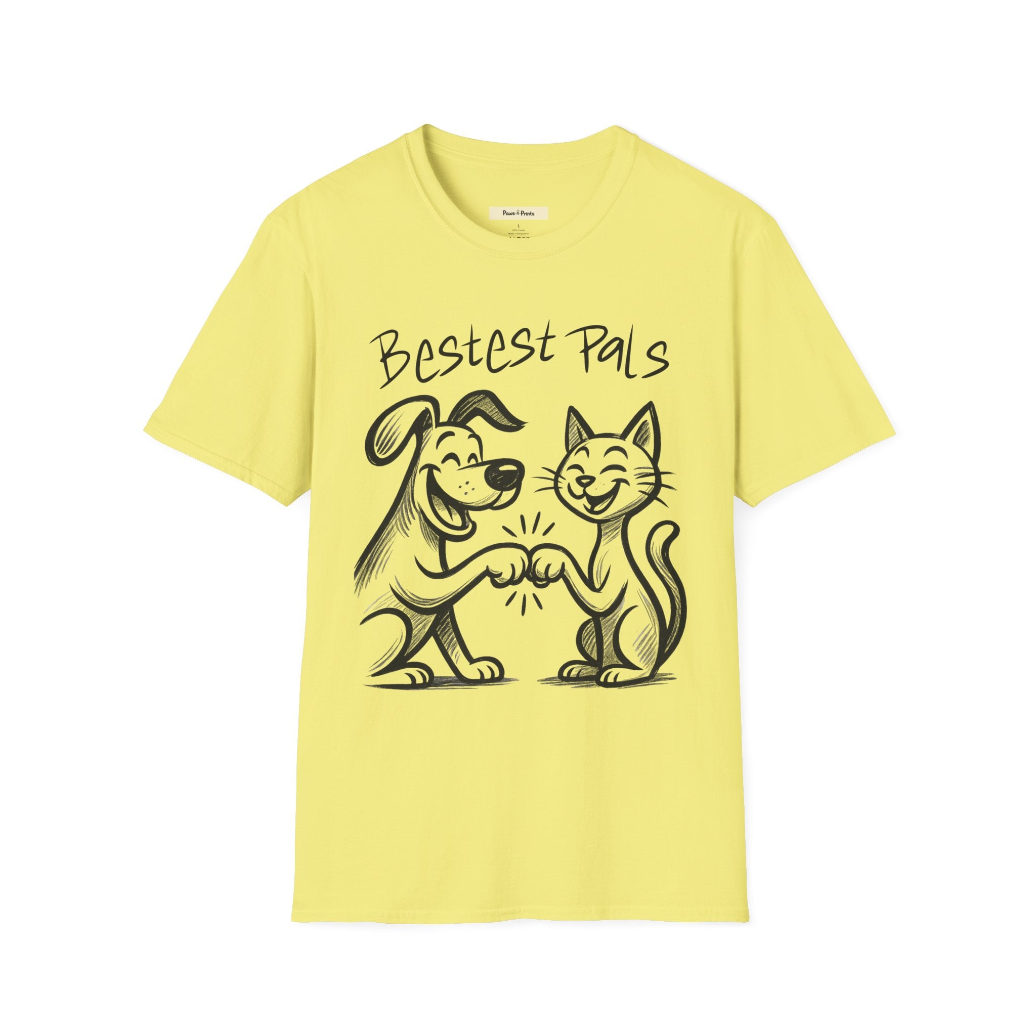 Bestest Pals- Dog and Cat T-Shirt