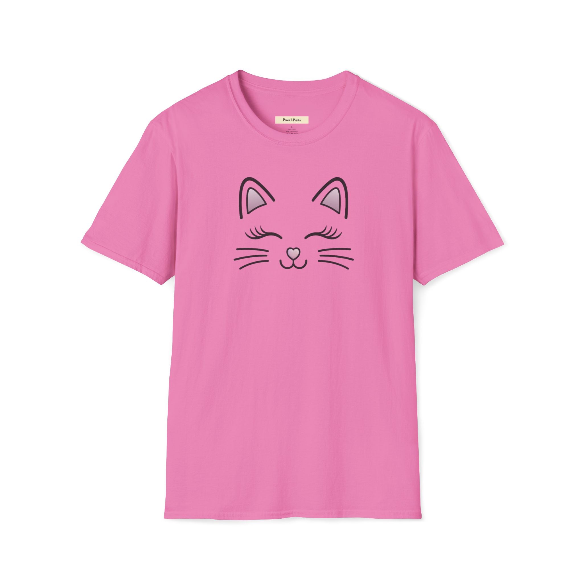 Happy Kittie Face Cat T-Shirt