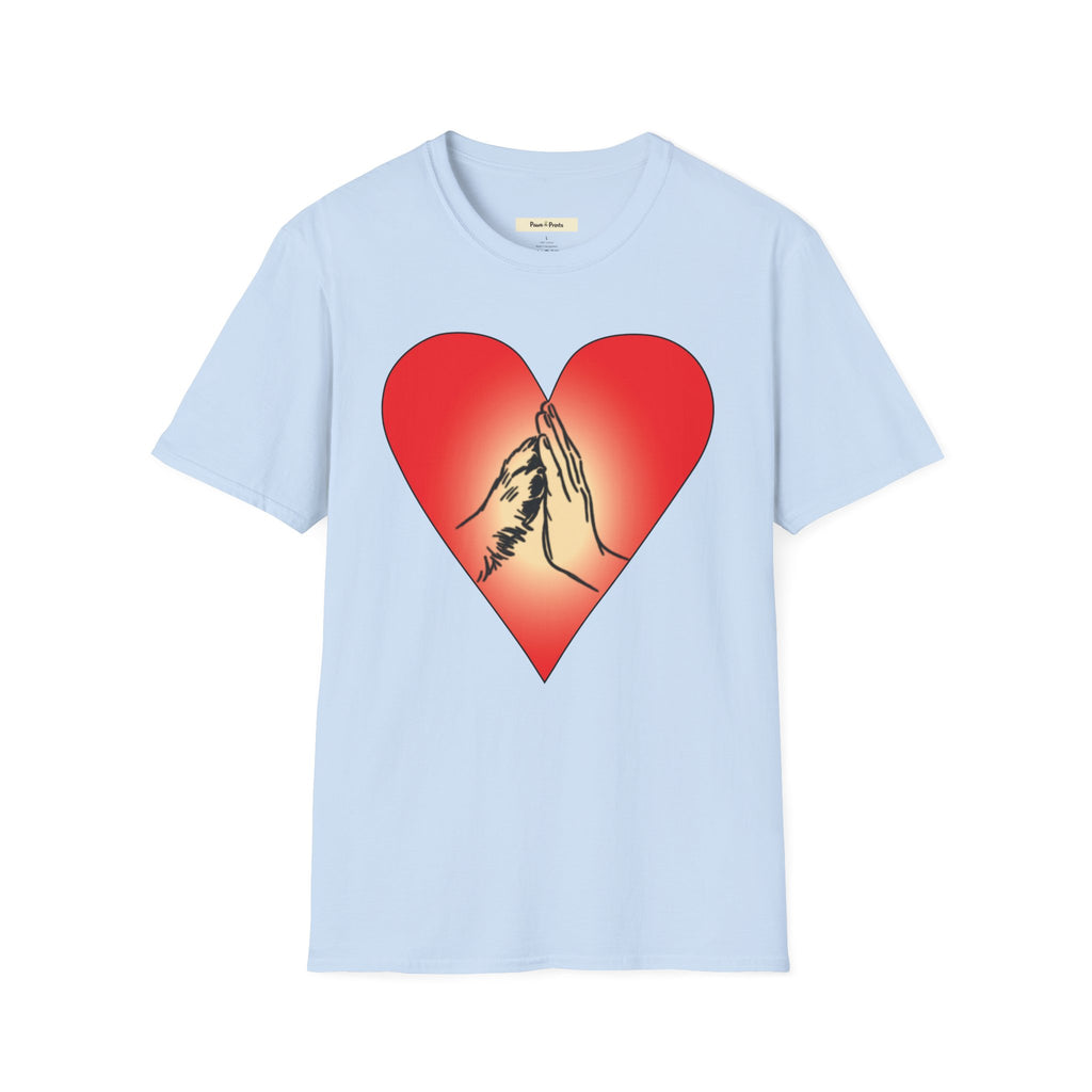 High Five Dog Paw- Color T-Shirt