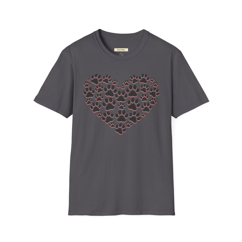 Cat Paw Heart T-Shirt