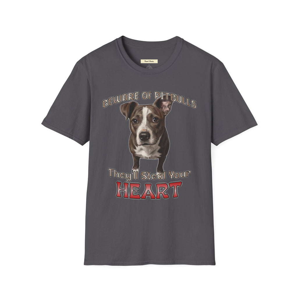 Beware of Pitbulls Dog T-Shirt