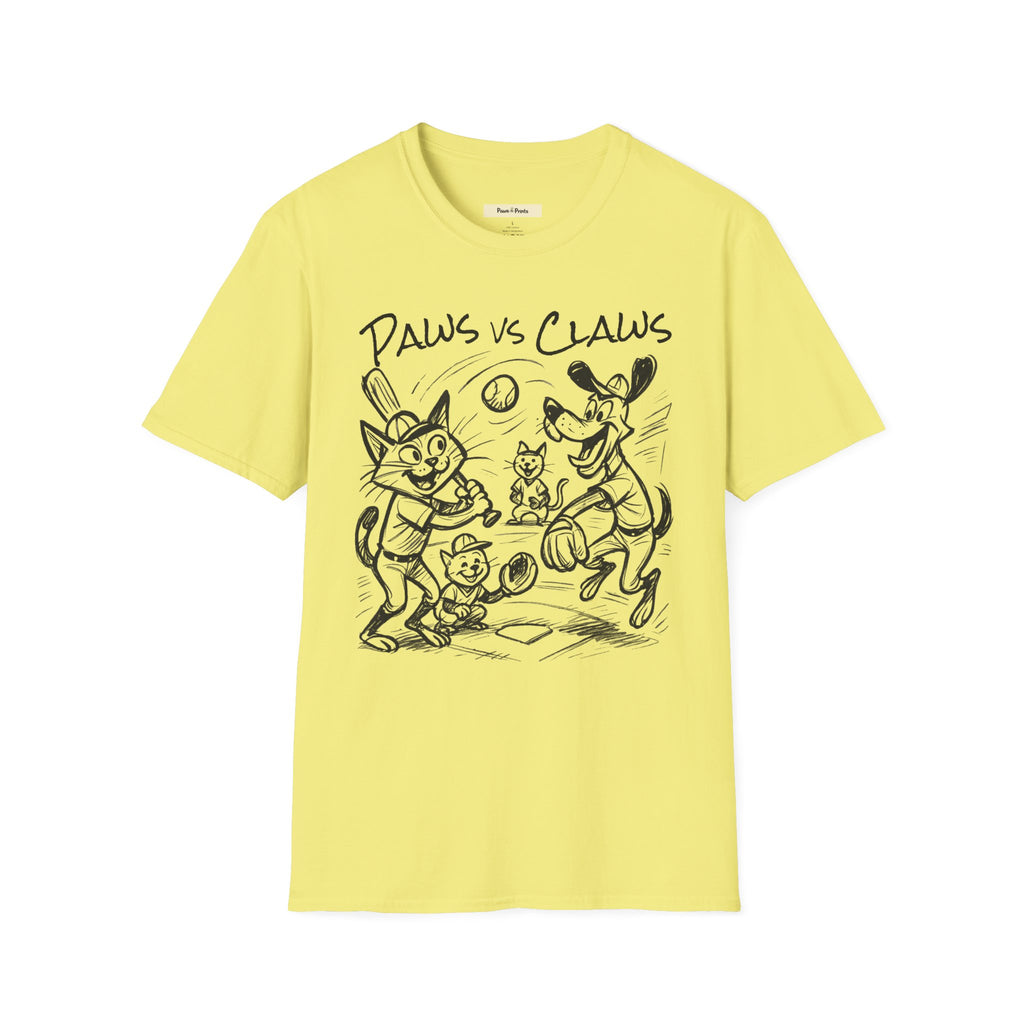 Paws vs Claws- Dog and cat T-Shirt