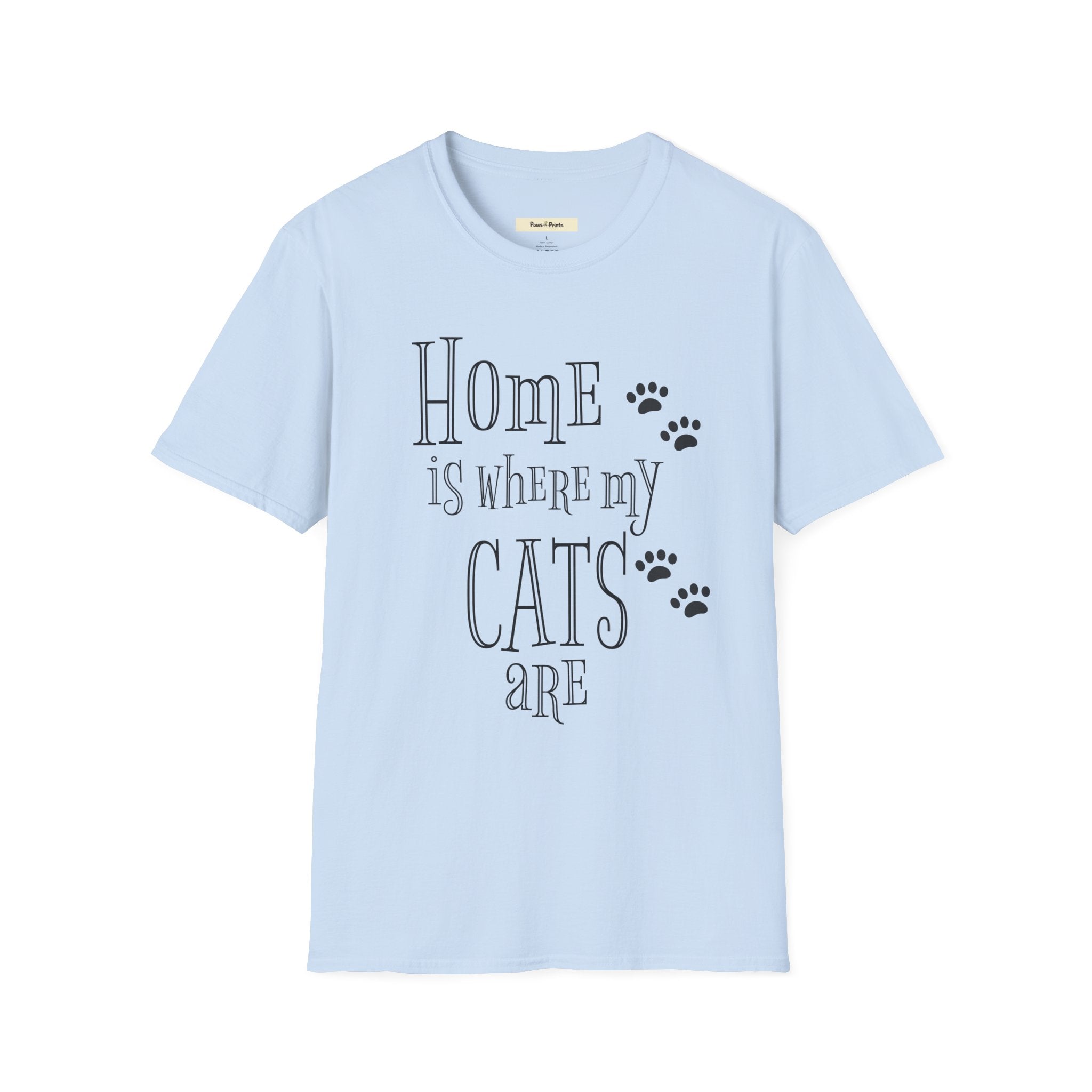 Home is Where My Cats Are T-Shirt