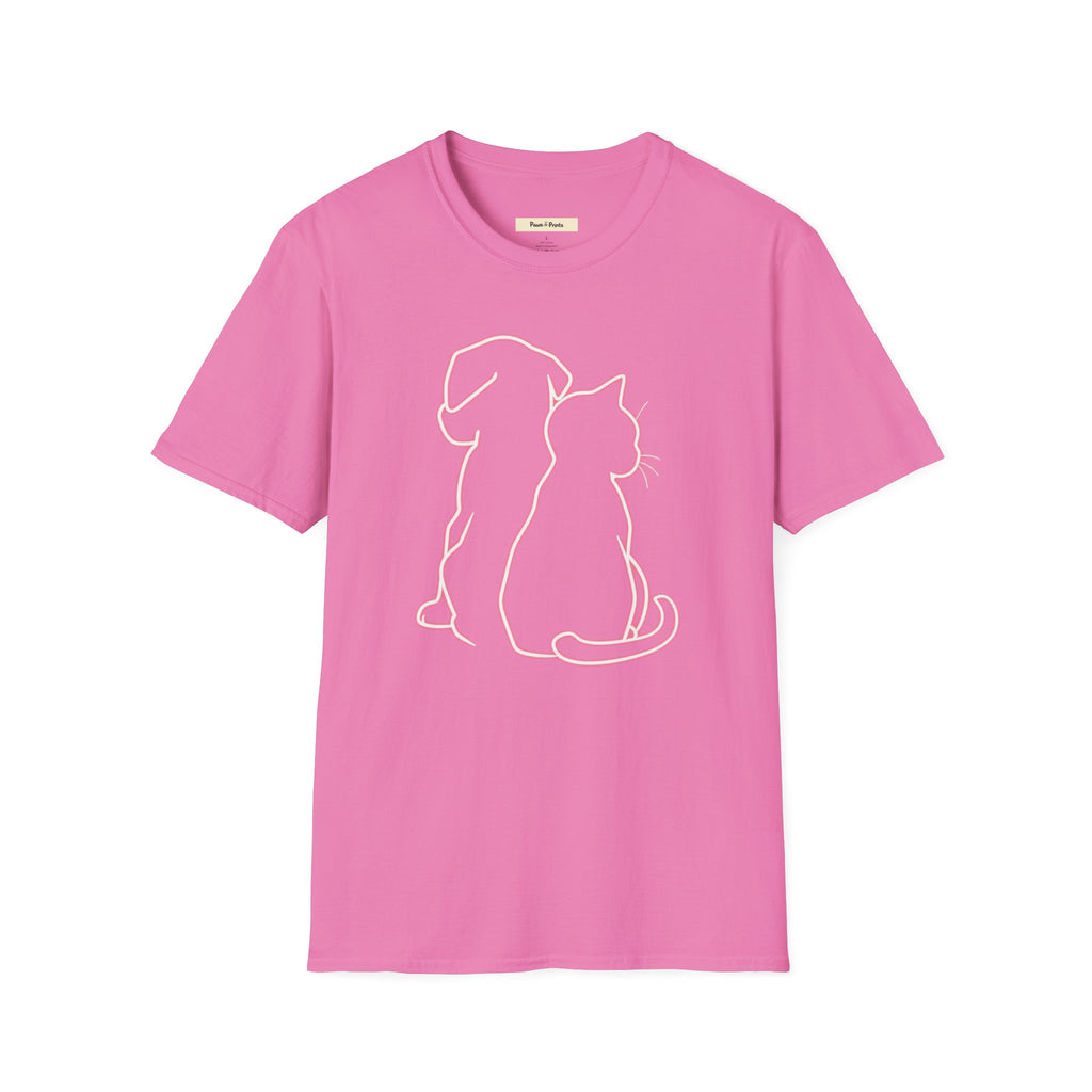 Pup an Kittie Cat & Dog T-Shirt