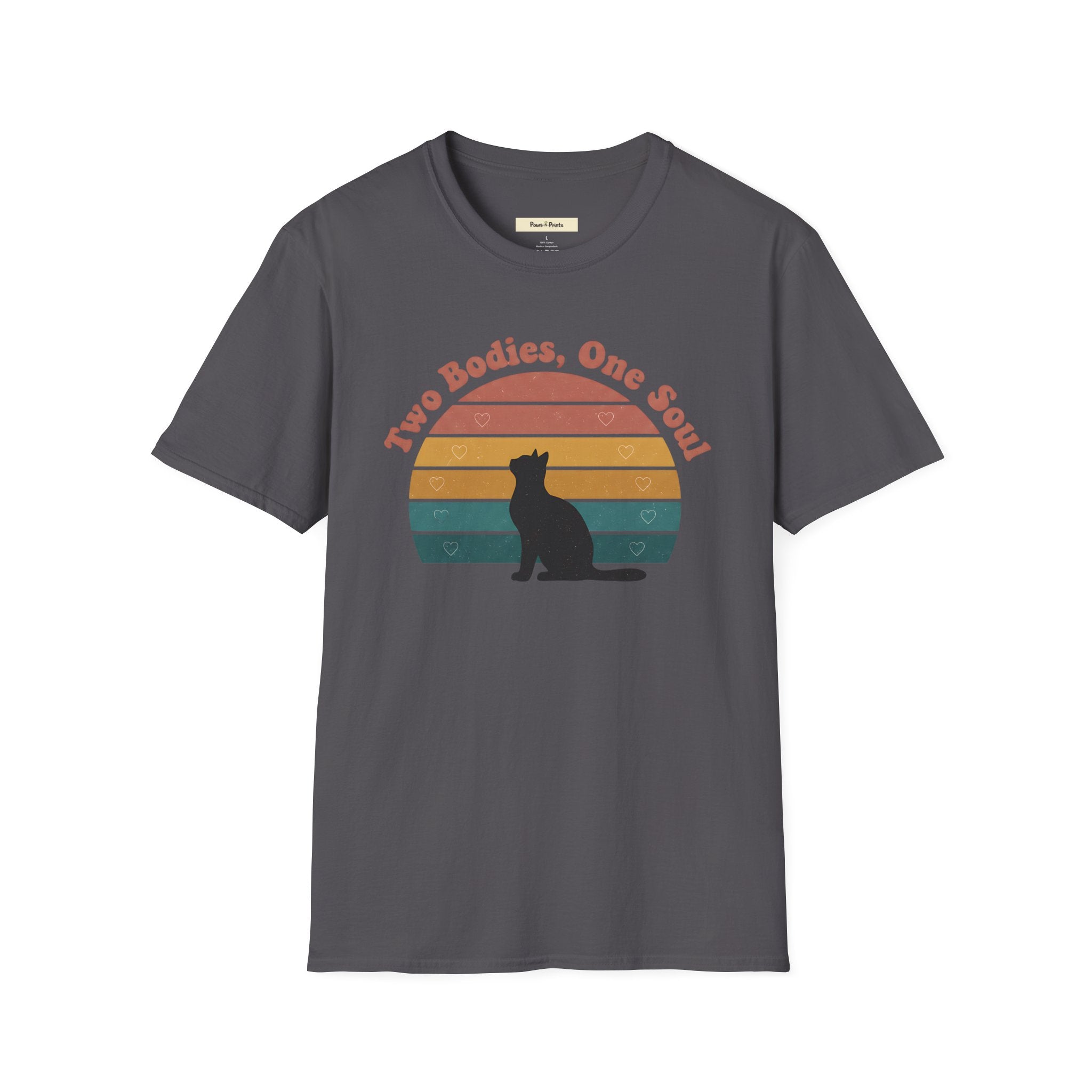 Two Bodies One Soul Cat T-Shirt