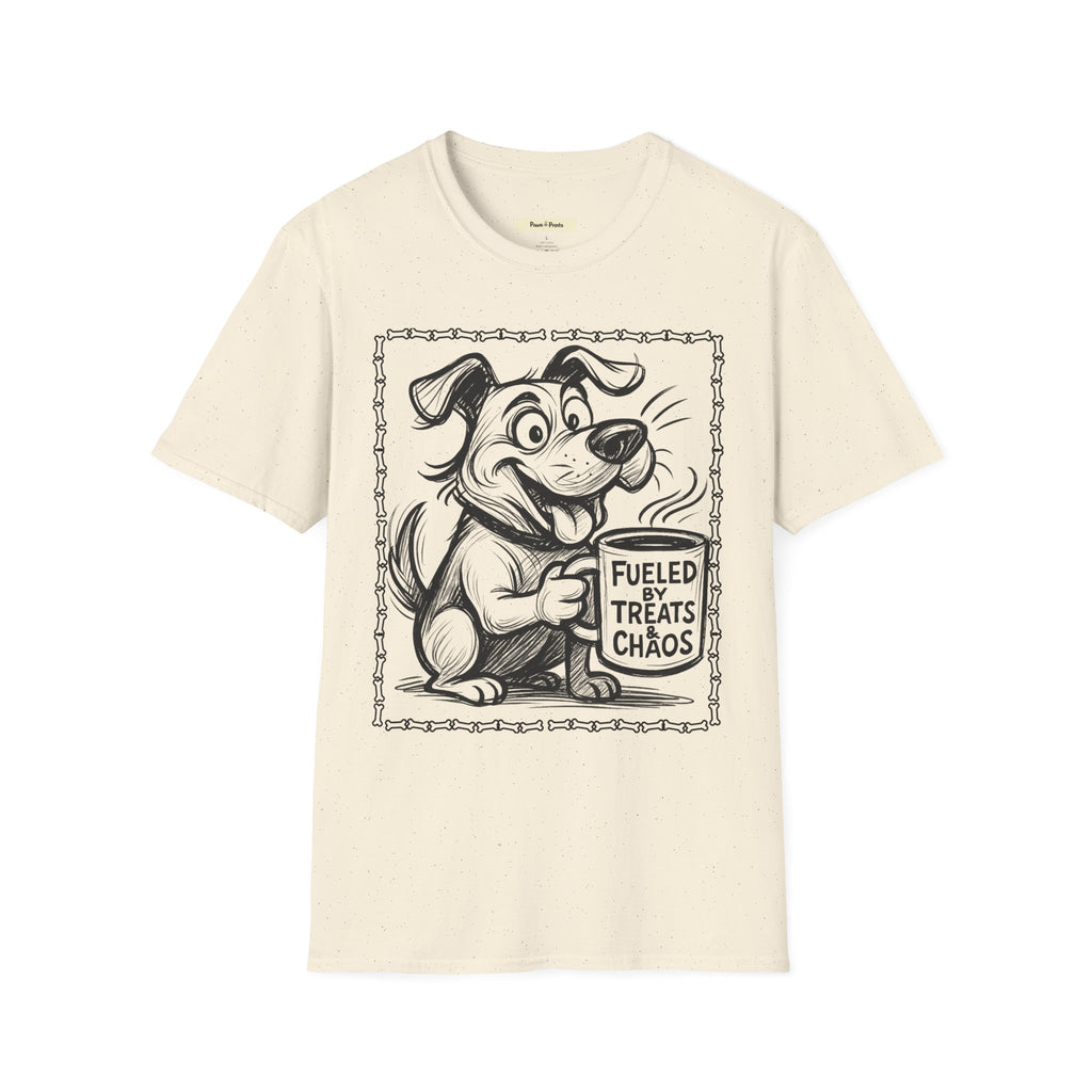 Fueled By Treats and Chaos Dog T-Shirt