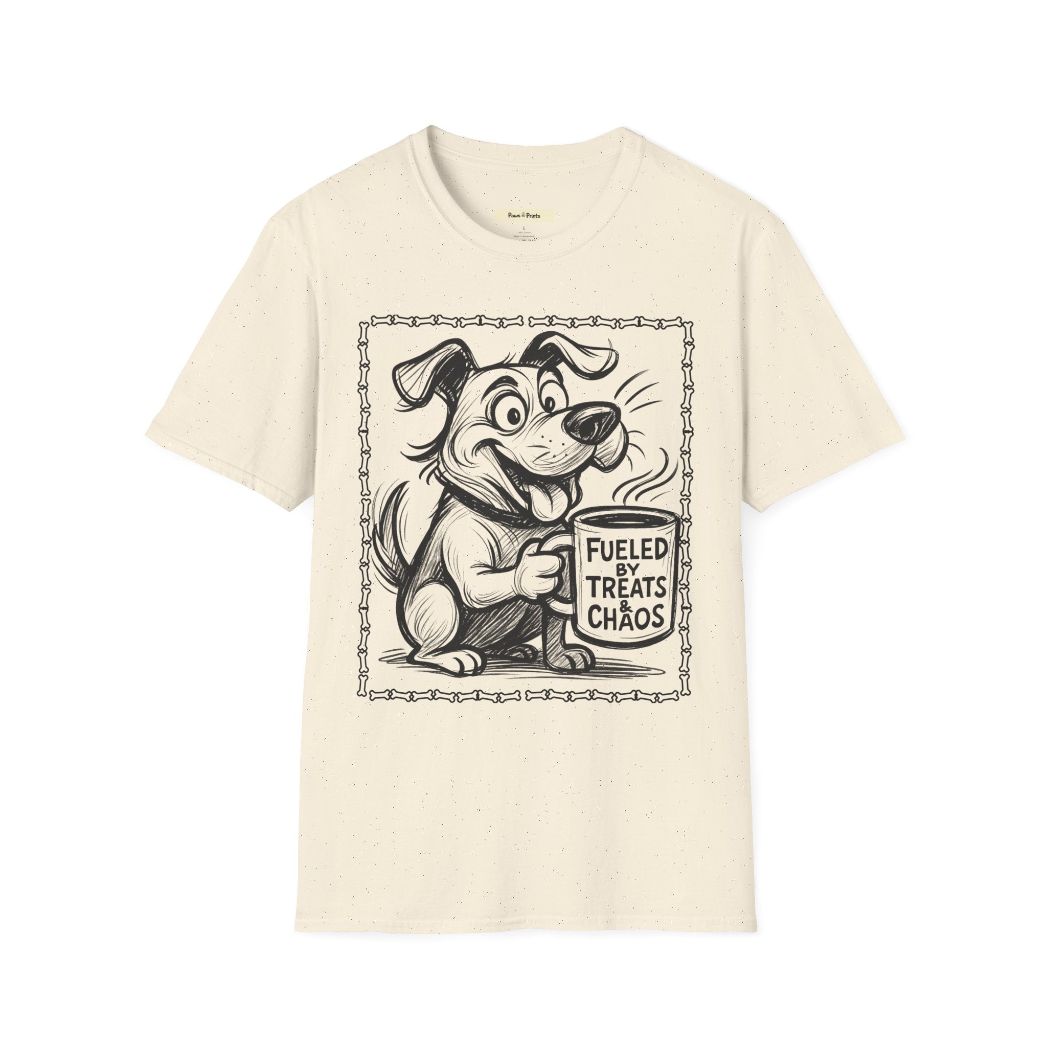 Fueled By Treats and Chaos Dog T-Shirt