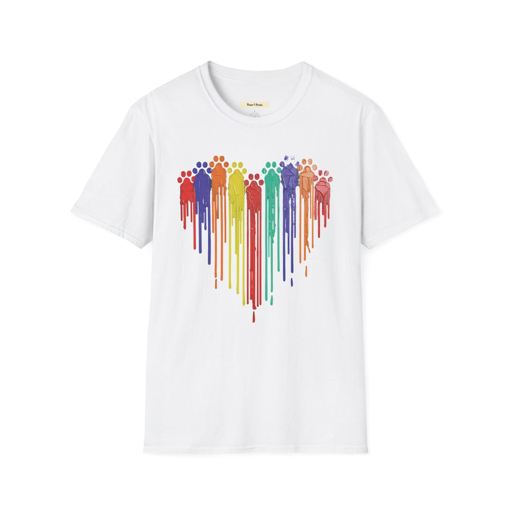 Cat Paws in Paint T-Shirt