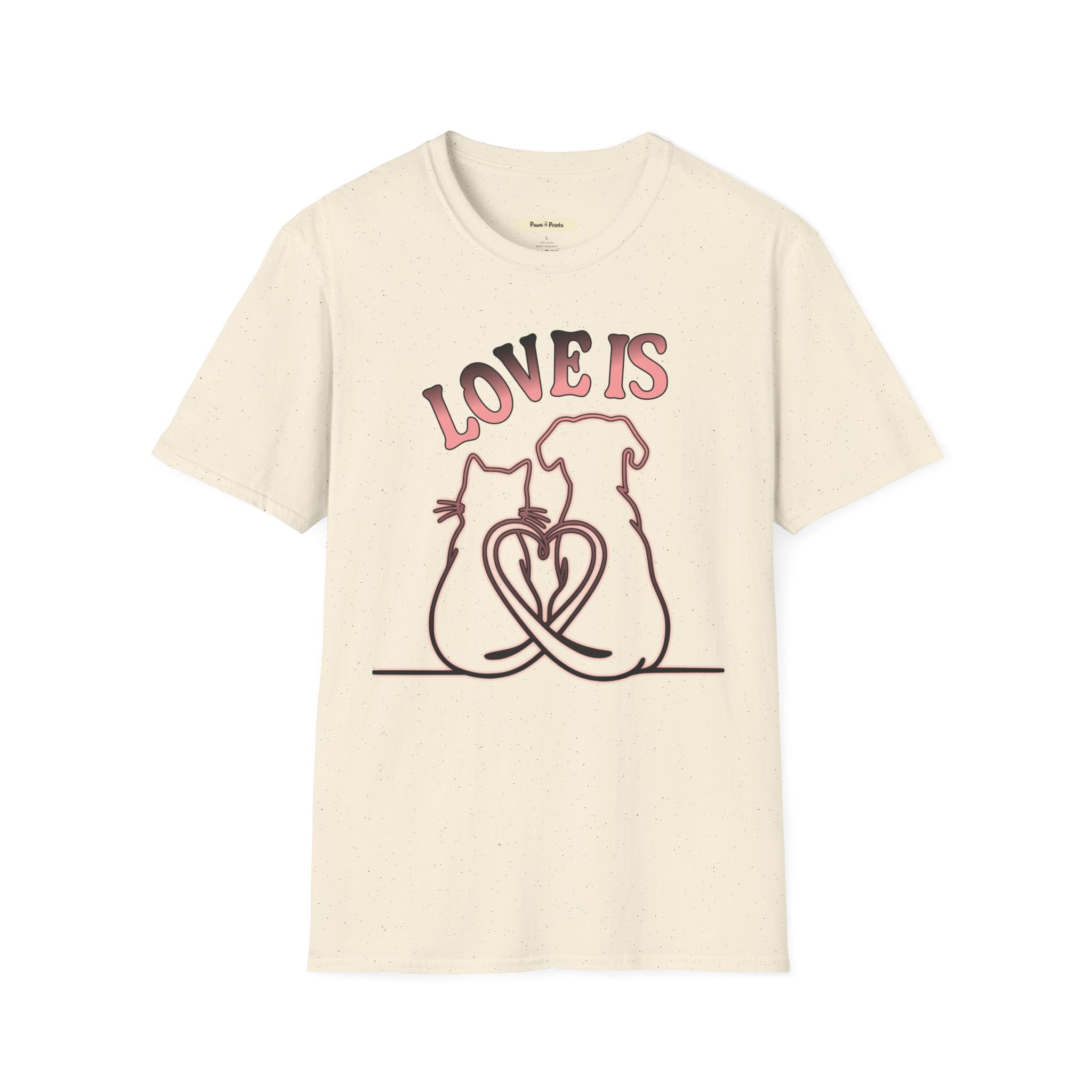 Love is- Cat and Dog T-Shirt