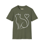 Heart Tail Cat T-Shirt