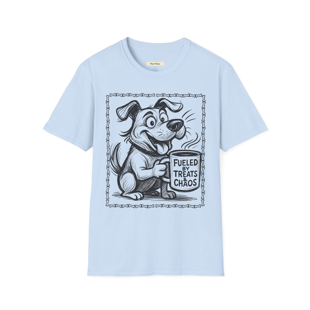 Fueled By Treats and Chaos Dog T-Shirt
