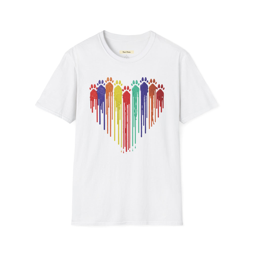 Dog Paws in Paint T-Shirt