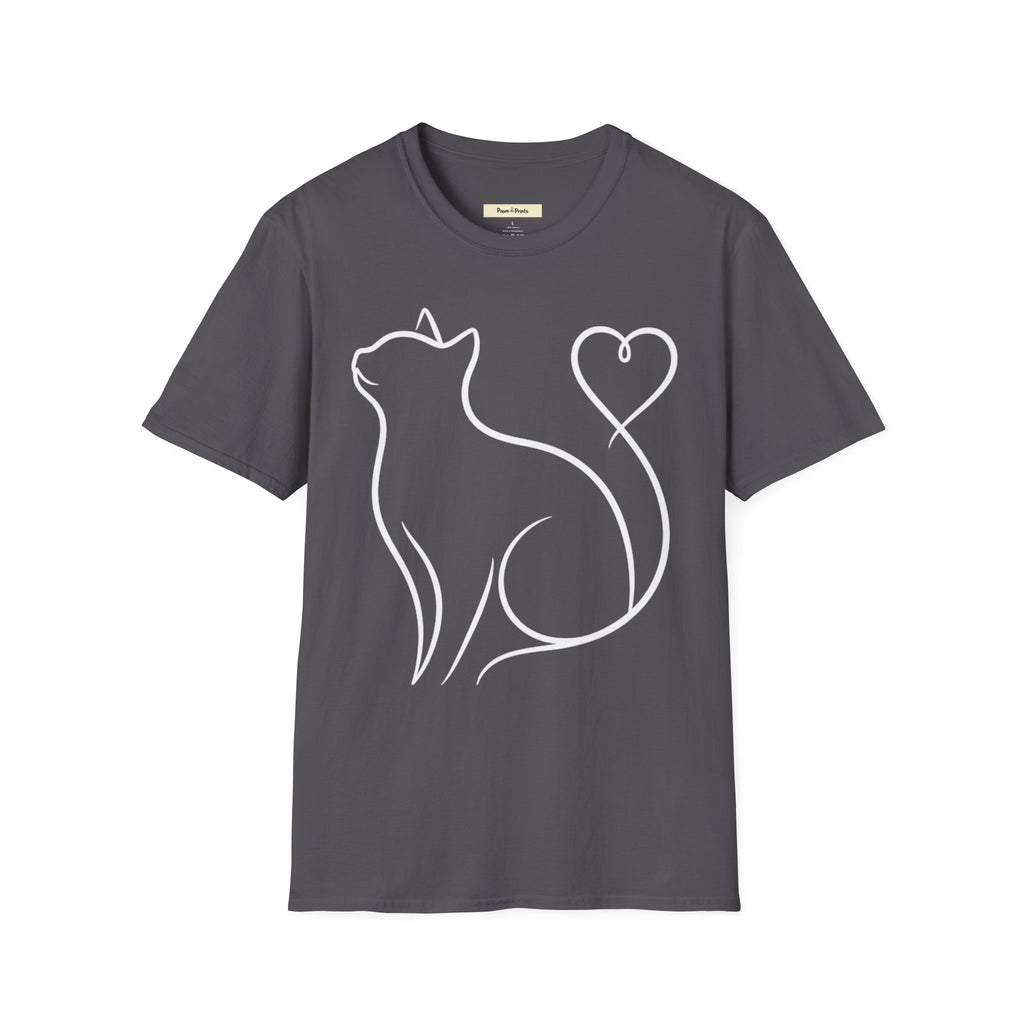 Heart Tail Cat T-Shirt