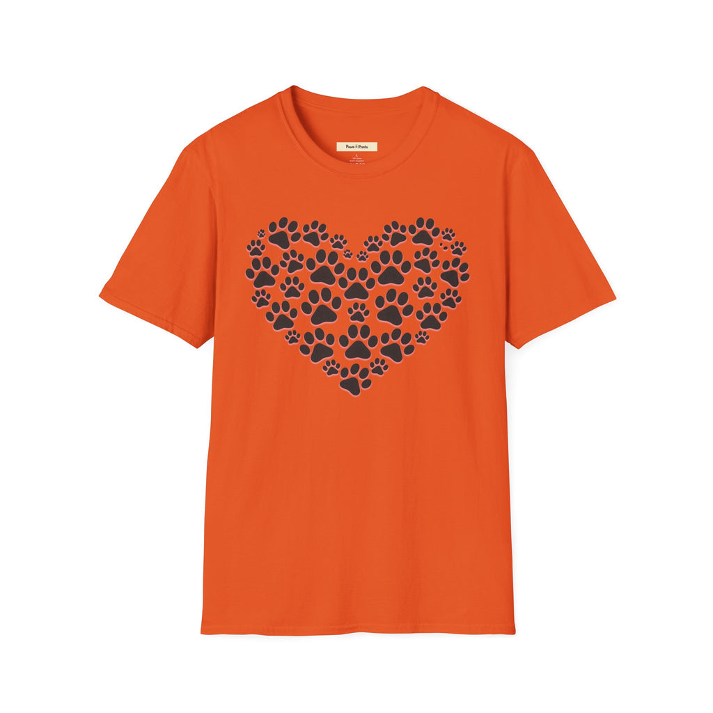 Cat Paw Heart T-Shirt