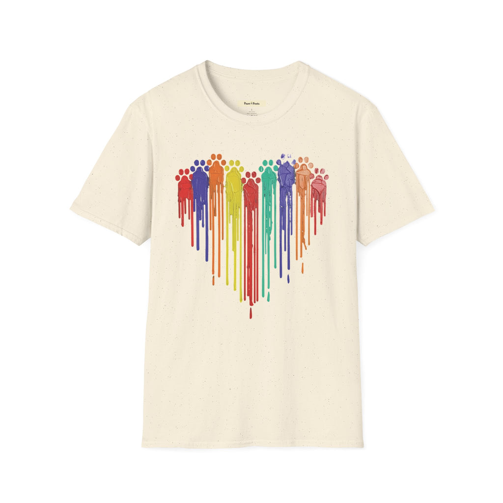 Cat Paws in Paint T-Shirt