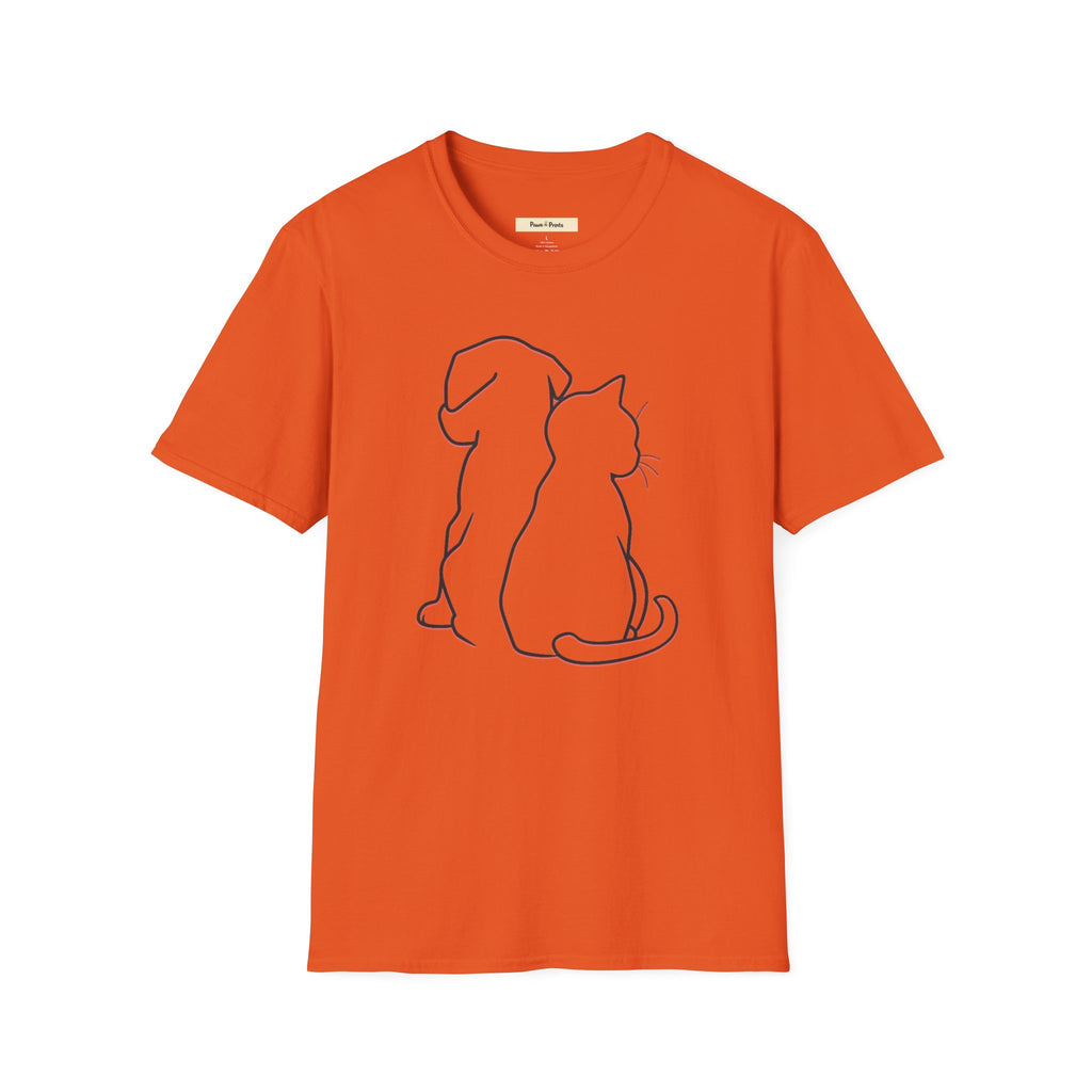 Pup an Kittie Cat & Dog T-Shirt