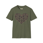 Cat Paw Heart T-Shirt