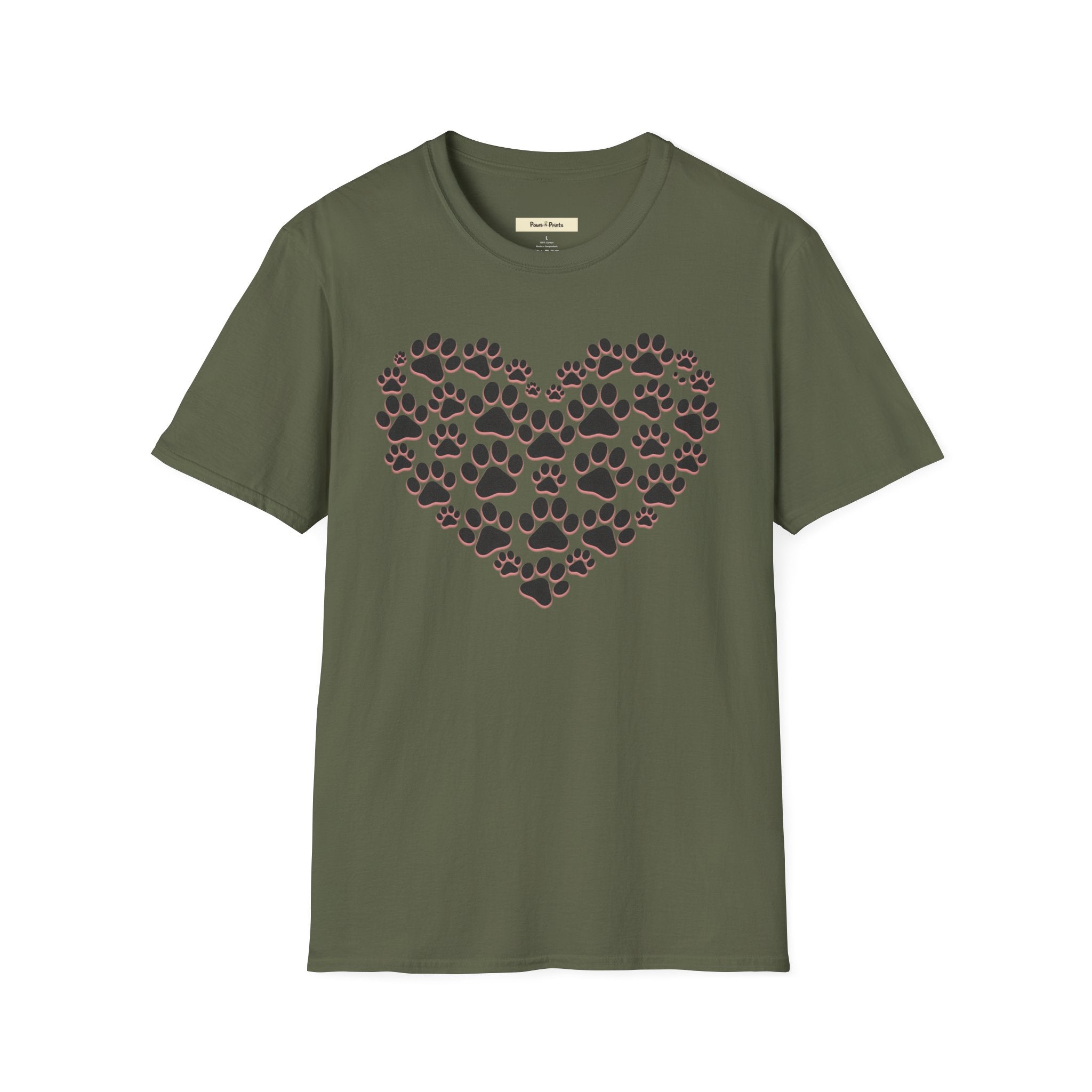 Cat Paw Heart T-Shirt