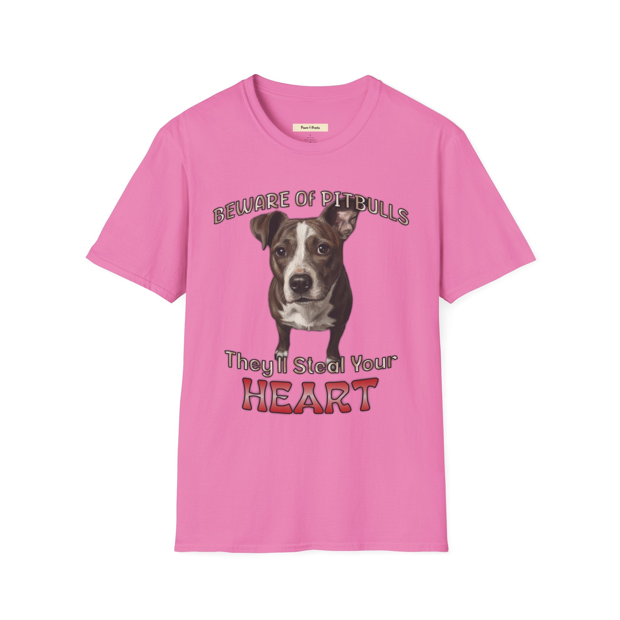 Beware of Pitbulls Dog T-Shirt
