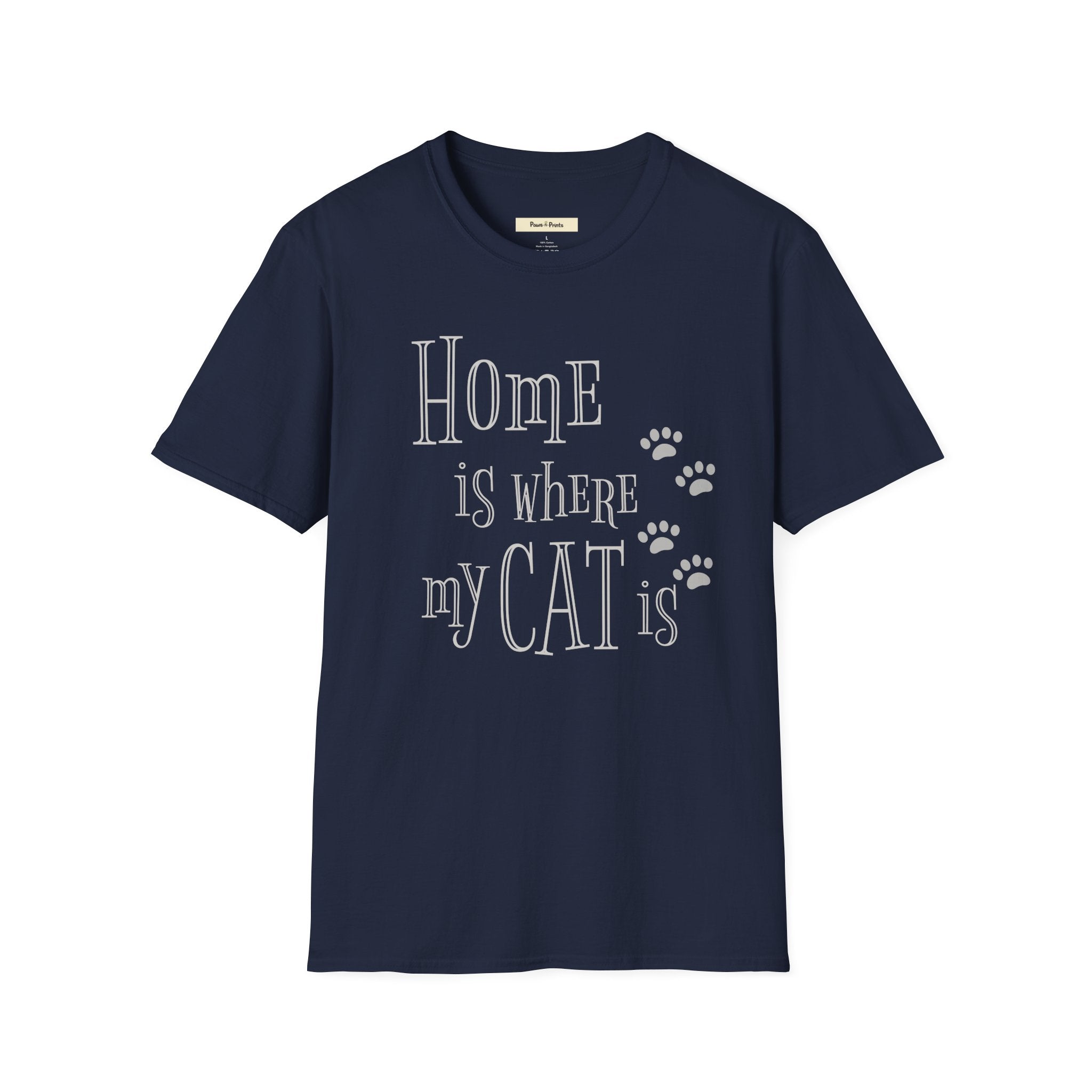 Home is Where My Cat is T-Shirt