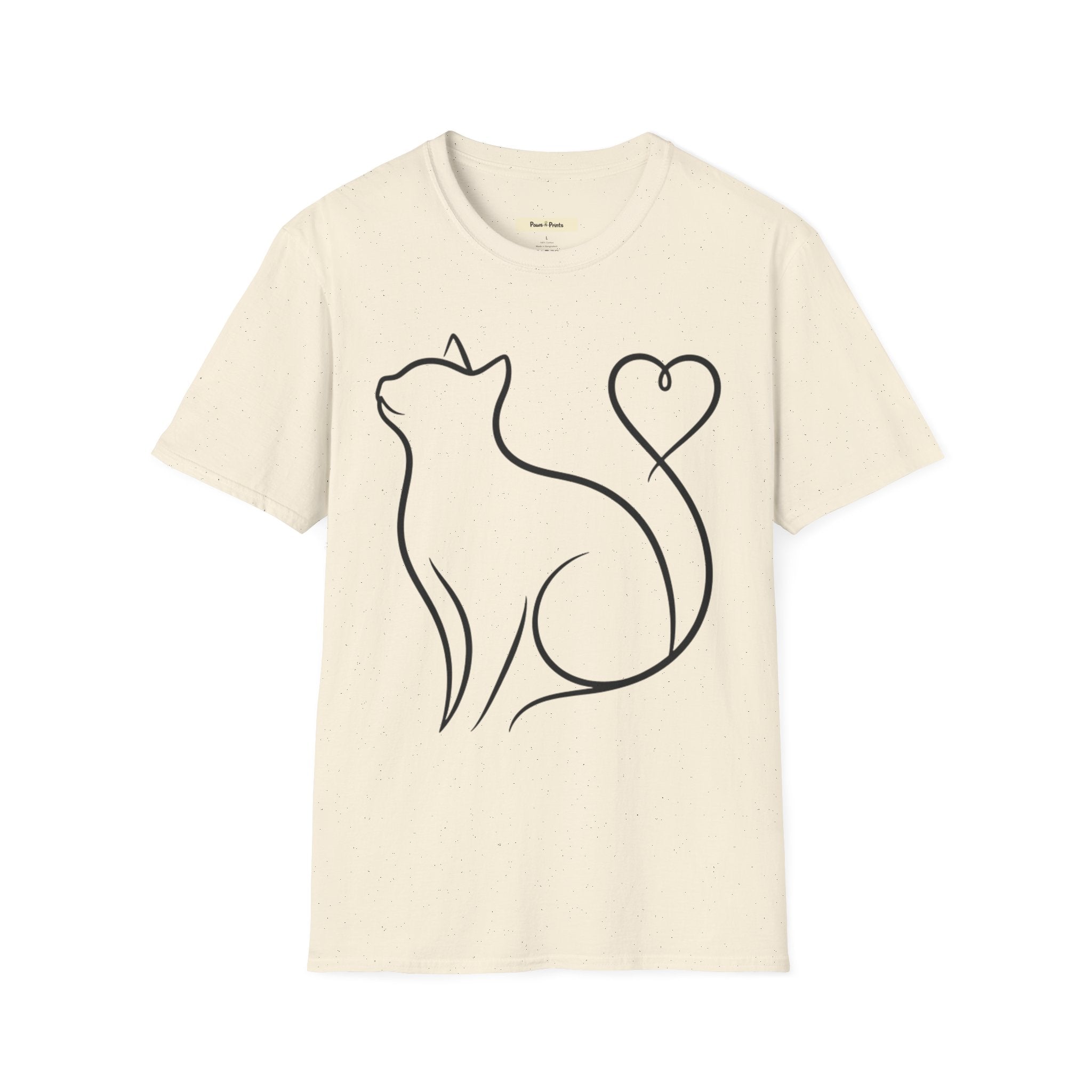 Heart Tail Cat T-Shirt