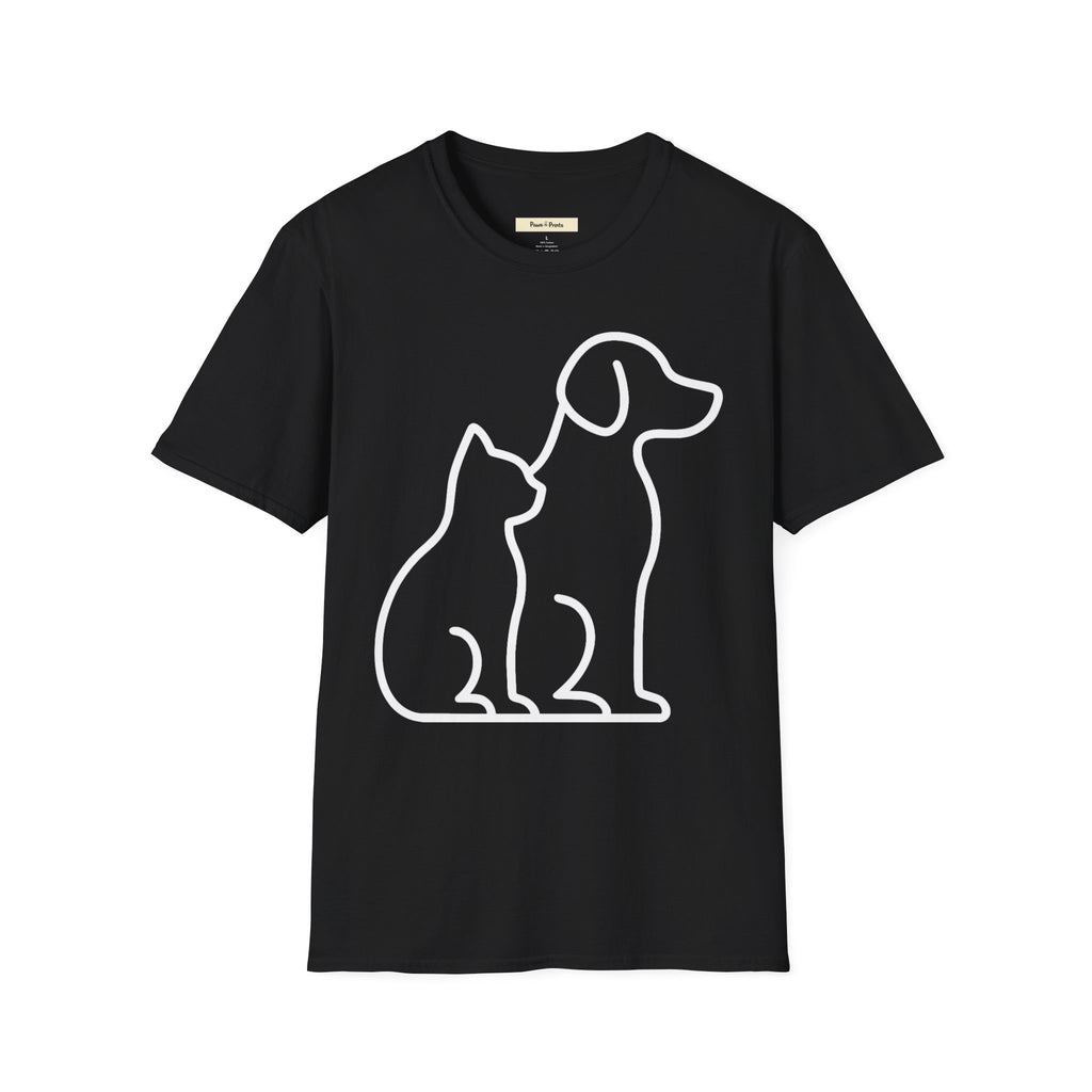 Puppy and Kitten Dog& Cat  T-Shirt