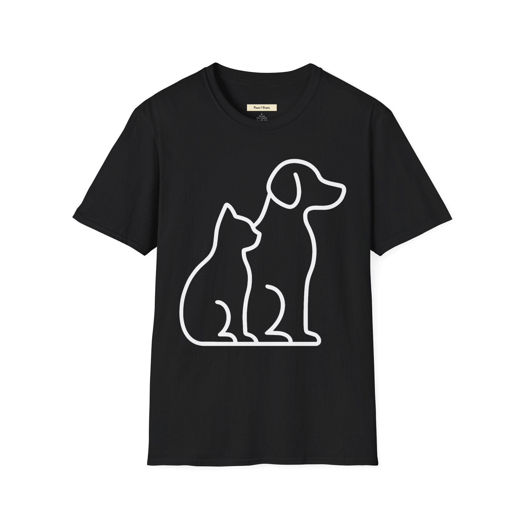 Puppy and Kitten Dog& Cat  T-Shirt