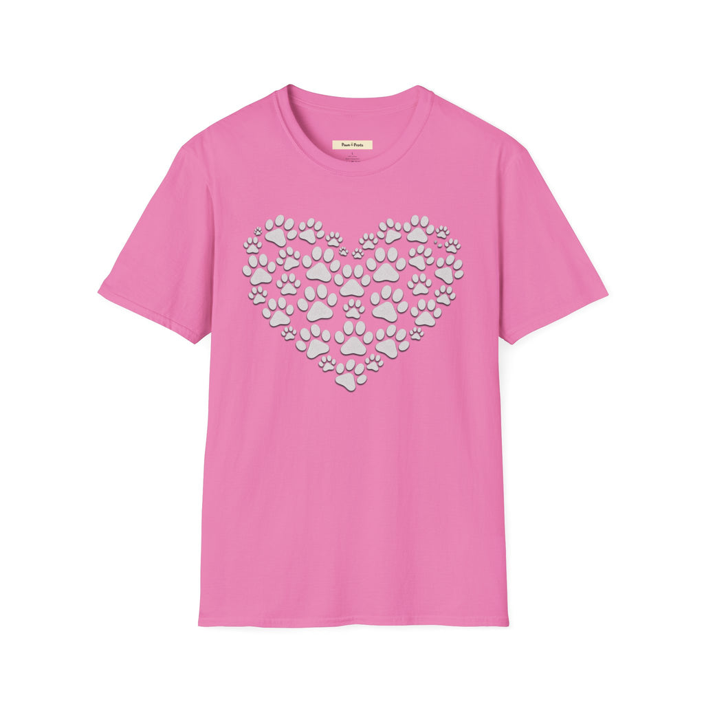 Cat Paw Heart T-Shirt