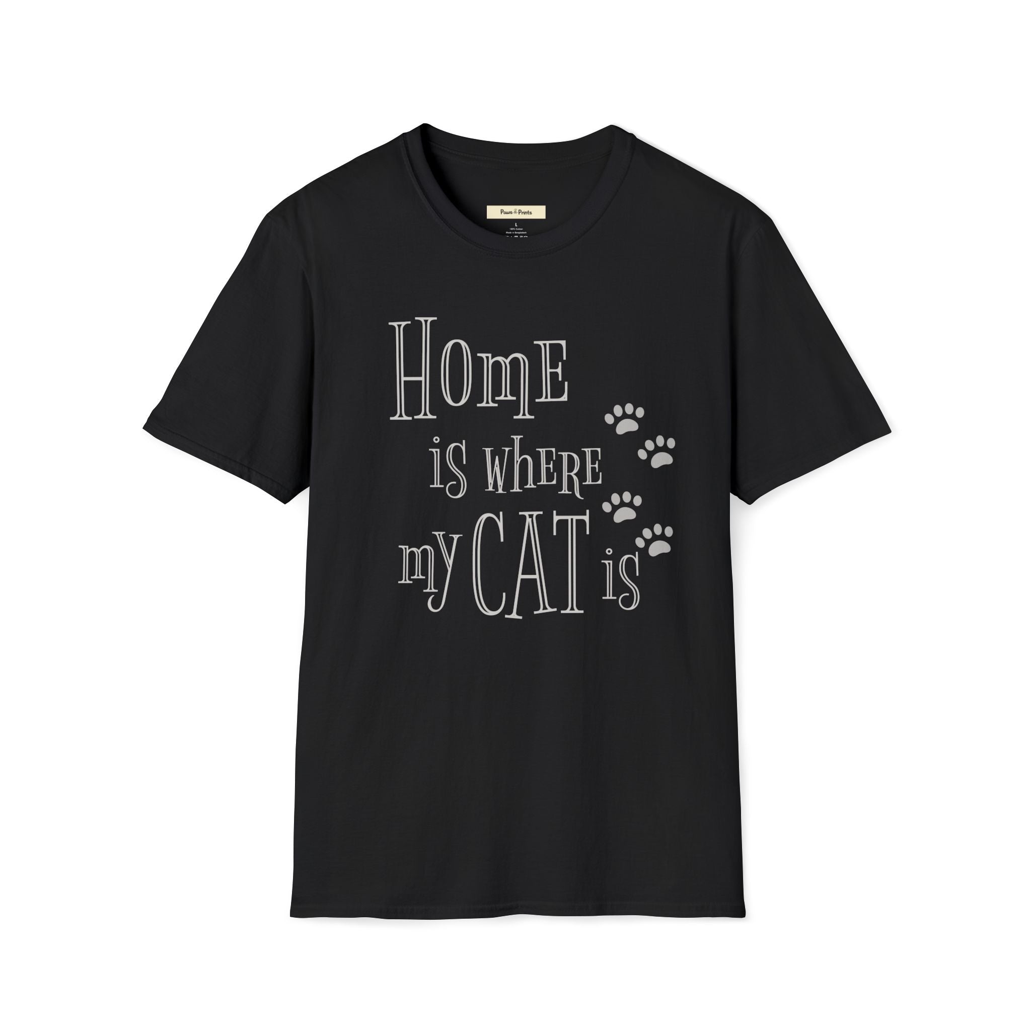 Home is Where My Cat is T-Shirt