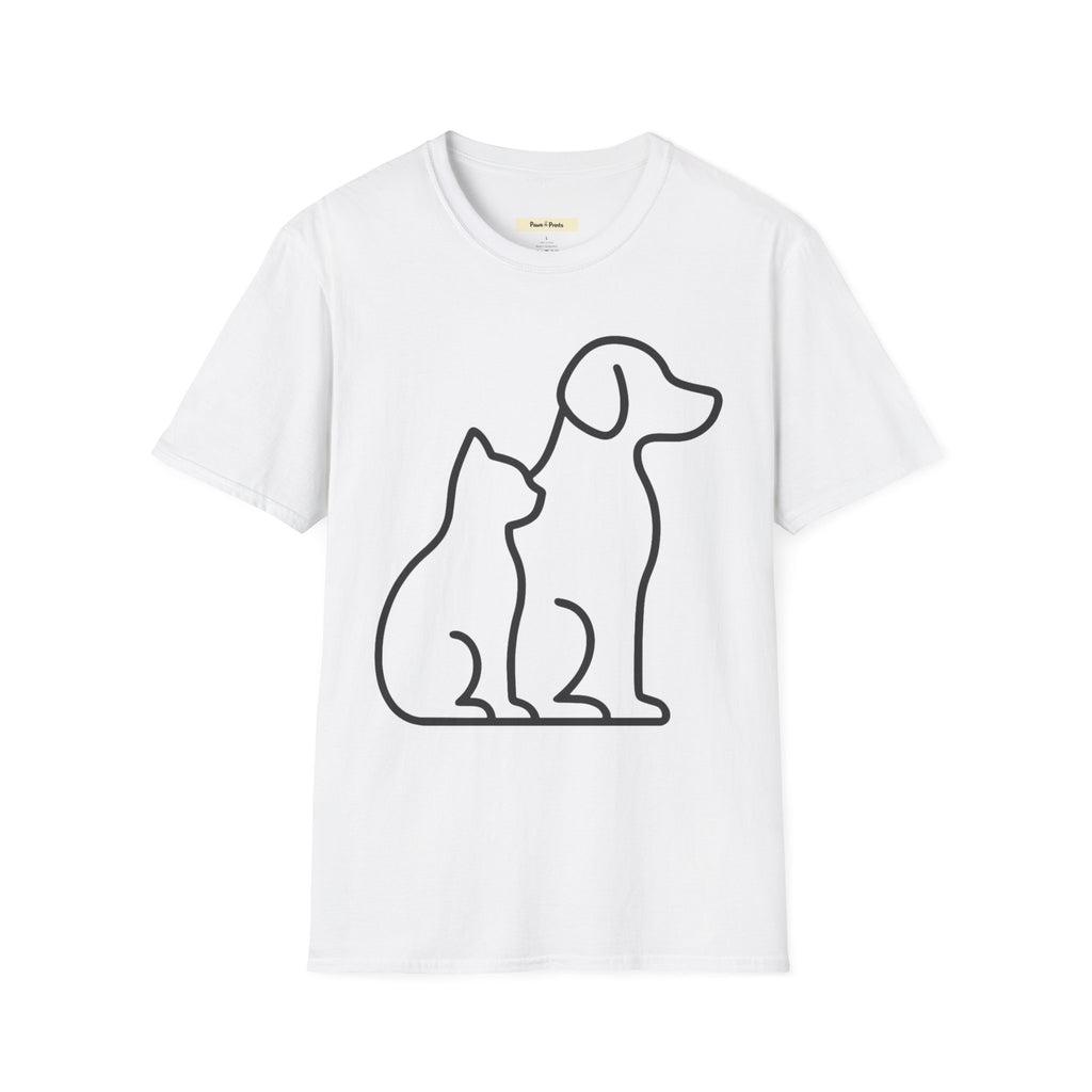 Puppy and Kitten Dog& Cat  T-Shirt