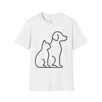 Puppy and Kitten Dog& Cat  T-Shirt