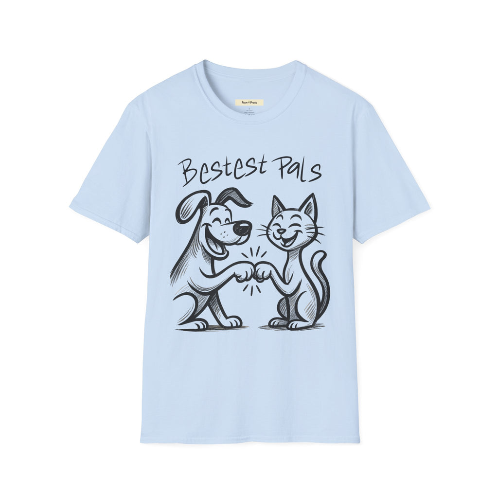 Bestest Pals- Dog and Cat T-Shirt
