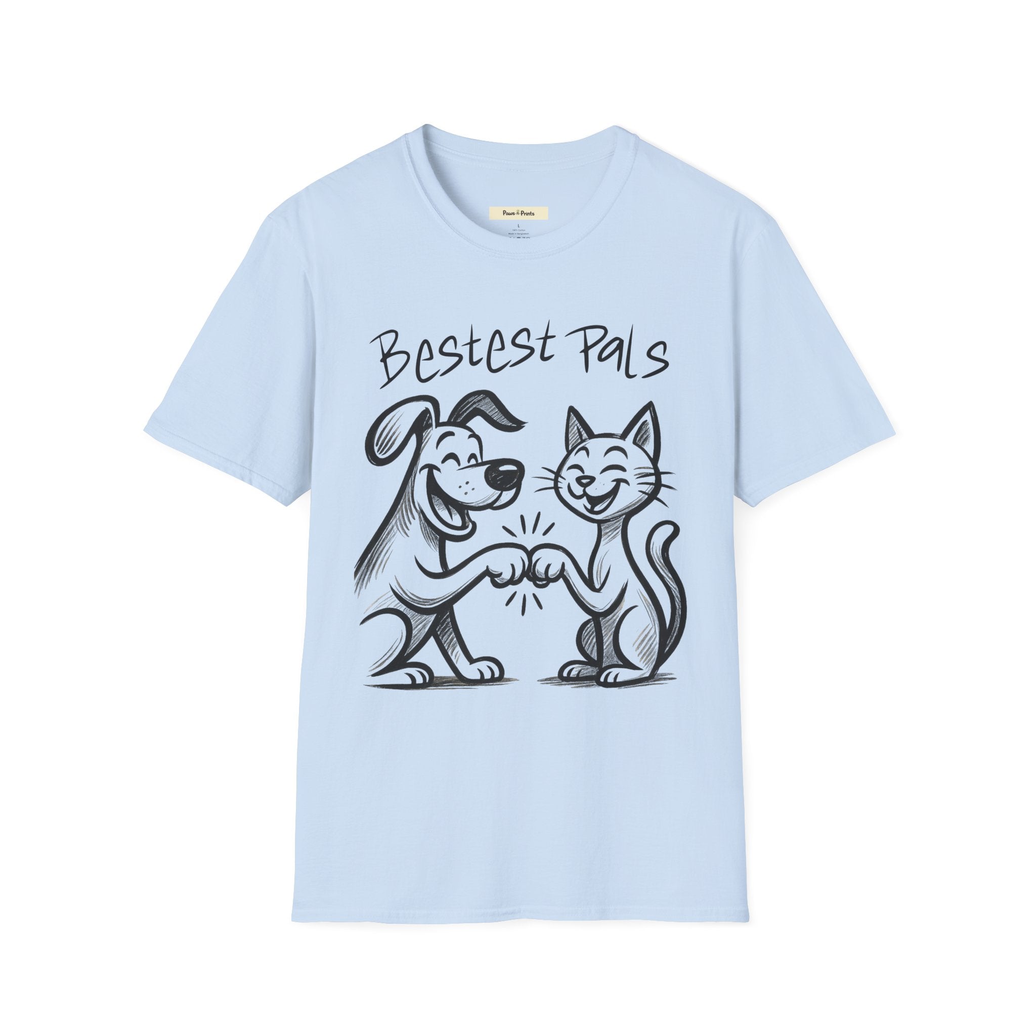Bestest Pals- Dog and Cat T-Shirt