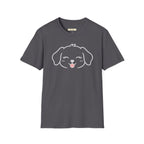 Happy Puppy Face Dog T-Shirt