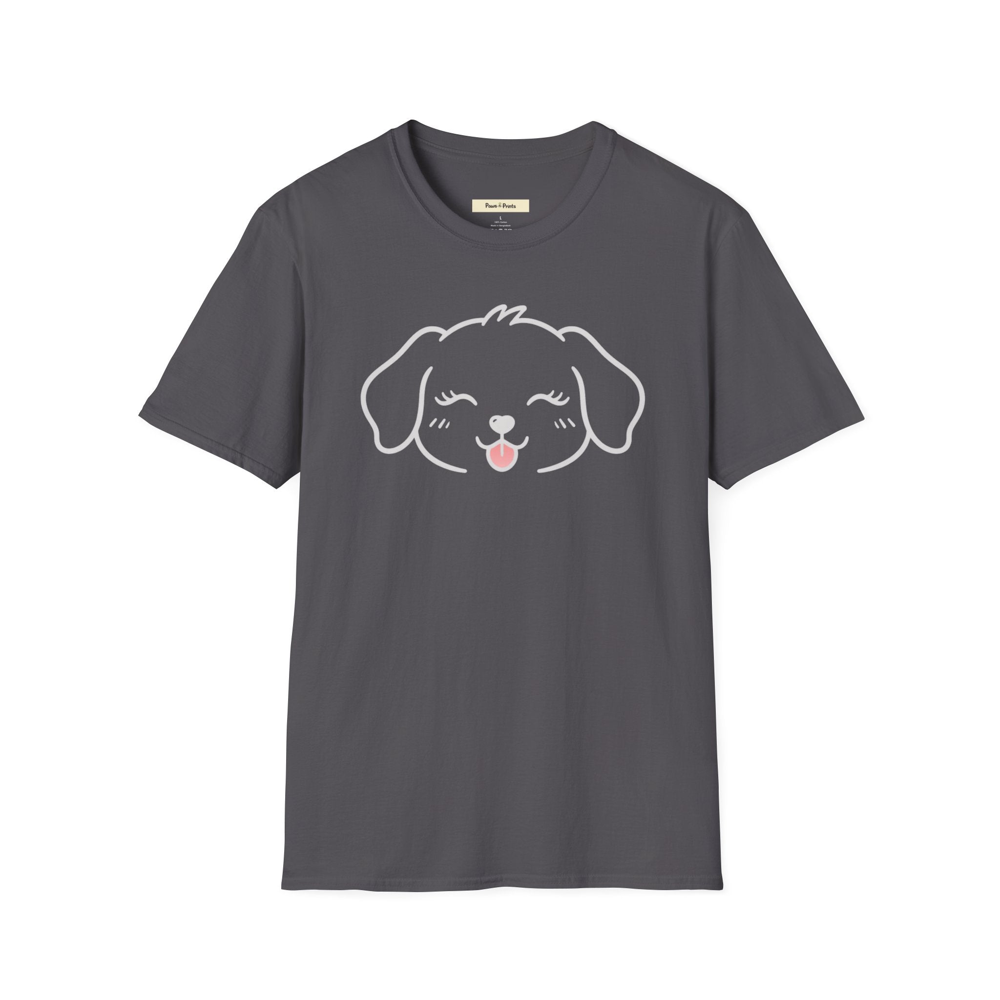 Happy Puppy Face Dog T-Shirt