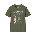 Cats Are Not Just Cats- Pink Glow T-Shirt