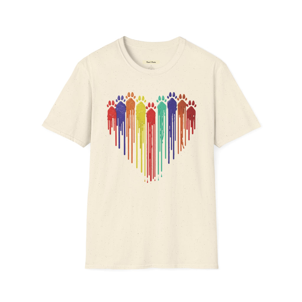 Dog Paws in Paint T-Shirt