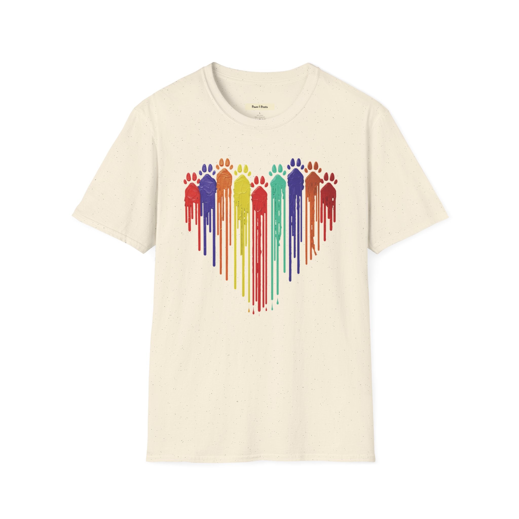 Dog Paws in Paint T-Shirt