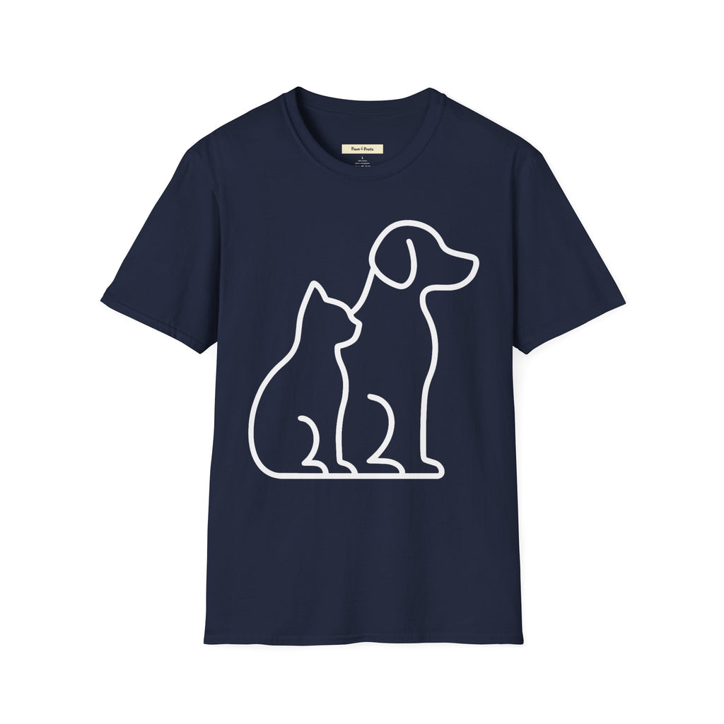 Puppy and Kitten Dog& Cat  T-Shirt