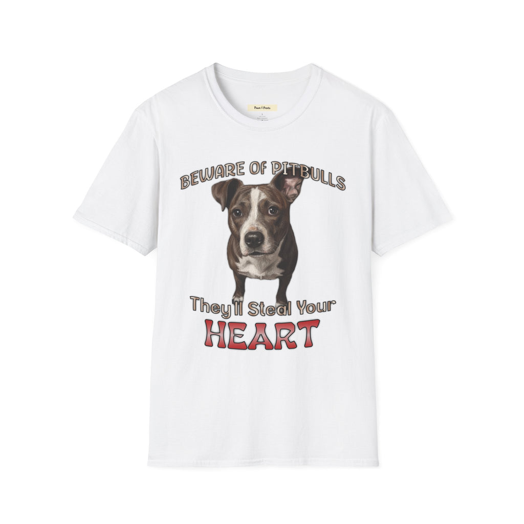 Beware of Pitbulls Dog T-Shirt