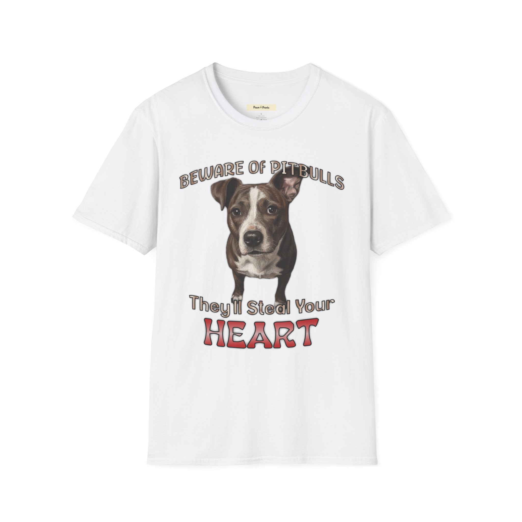 Beware of Pitbulls Dog T-Shirt