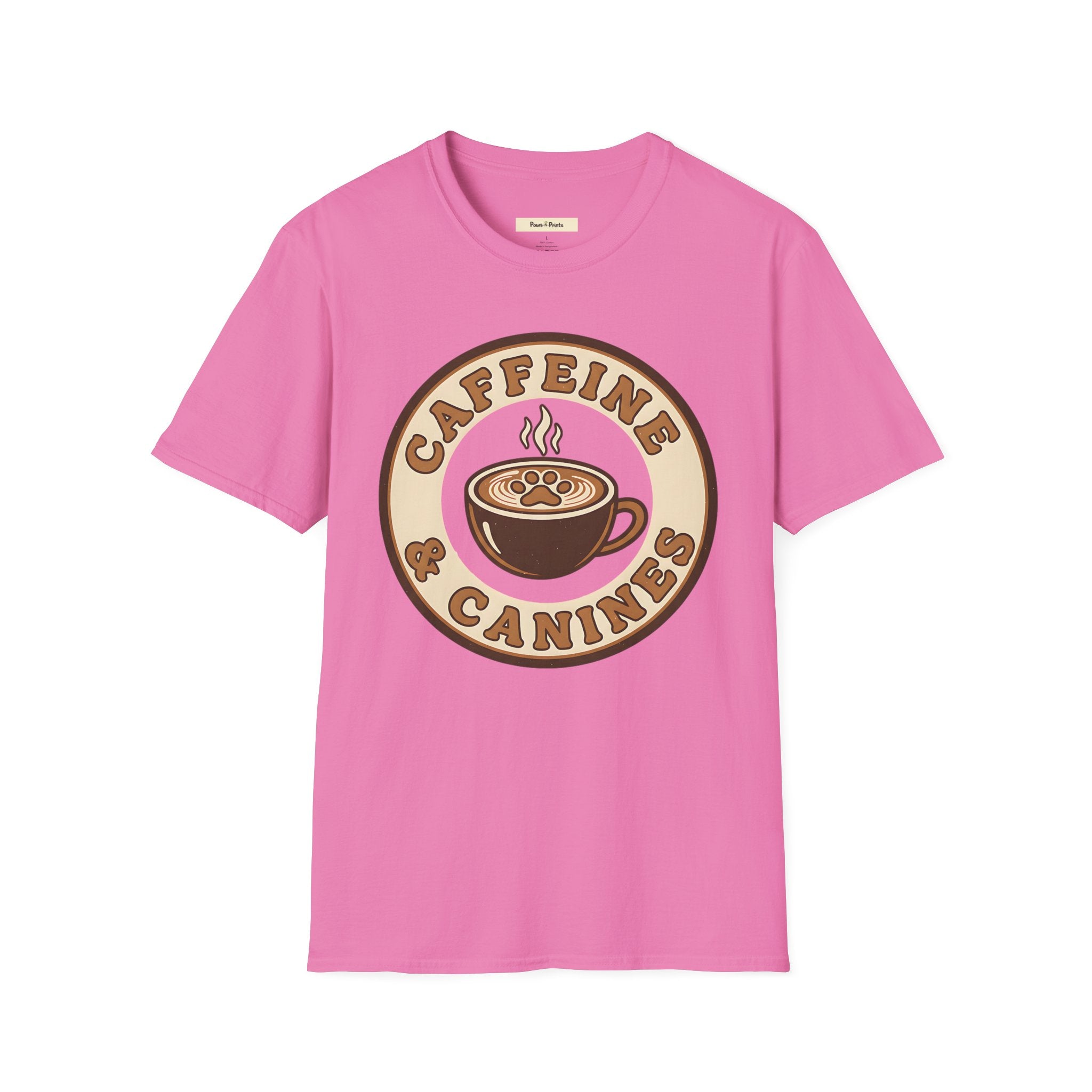 Caffeine & Canines Dog T-Shirt